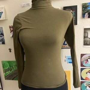 Los Angeles Apparel green turtleneck